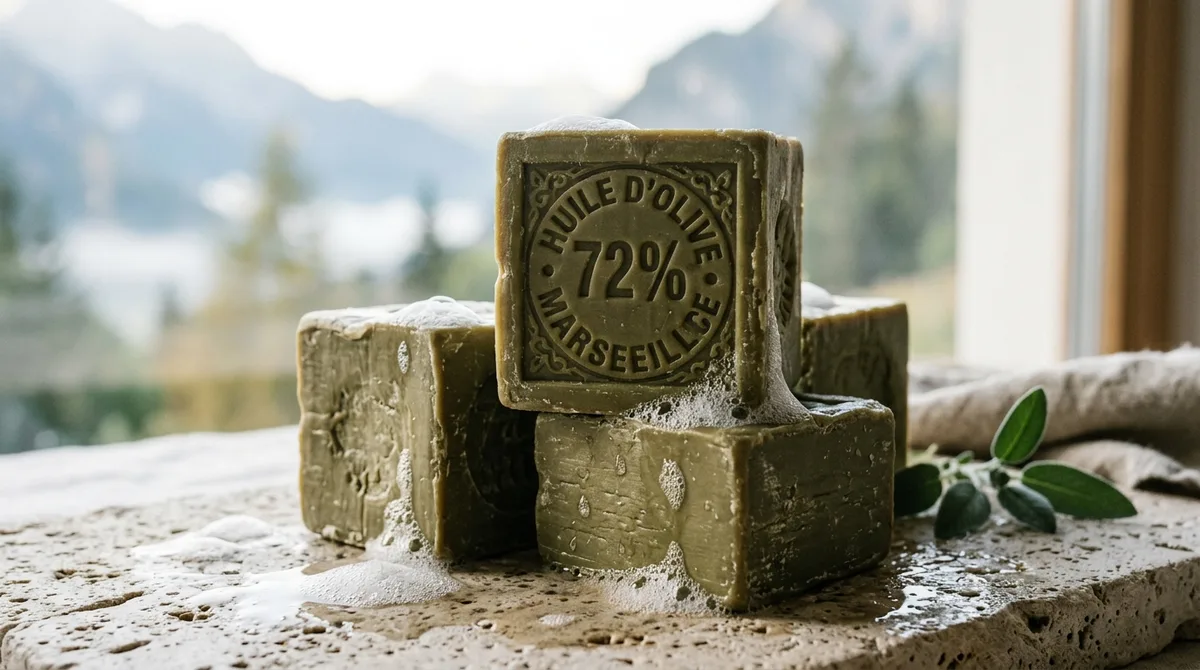 pH du savon de Marseille : basique entre 9 et 10, pas neutre